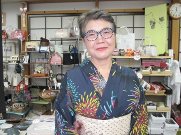 ゆかた姿のカガワさん!